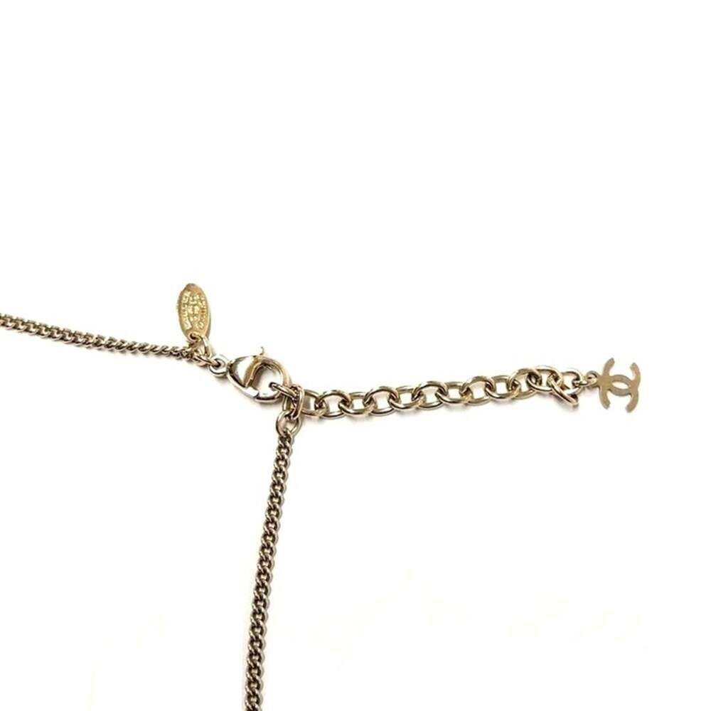 CHANEL Gold Logo Necklace - Picture 5 of 6